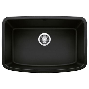Blanco Valea 27" Single Sink in Coal Black, , large