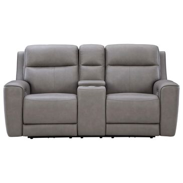Ashley 5Z-Comfort Power Recliner Loveseat with Console and Adjustable Headrest in Coin, , large