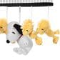 Lambs and Ivy Classic Snoopy Musical Baby Crib Mobile in Black and Yellow, , large