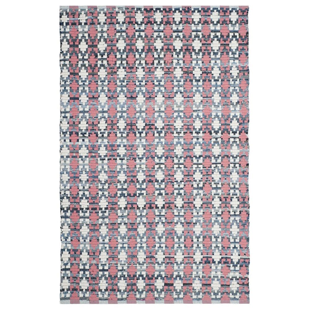 Safavieh Montauk 4" x 6" Coral and Multicolor Area Rug, , large