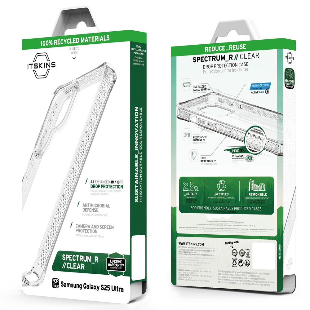ITSkins Spectrum R Clear Magsafe Case for Samsung Galaxy S25 Ultra in Transparent, , large