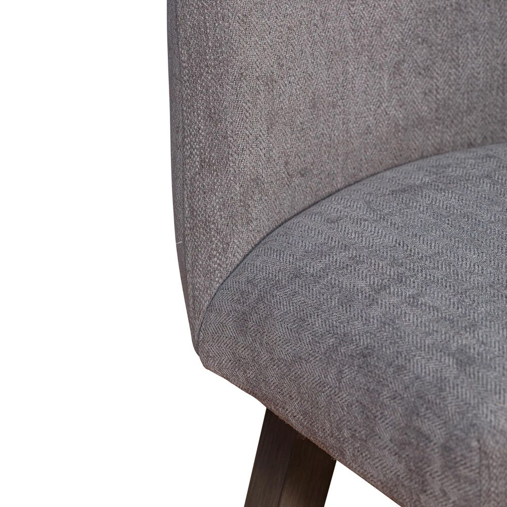 Blue River Amalie Swivel Barstool with Mocha Cushion in Grey Oak, , large