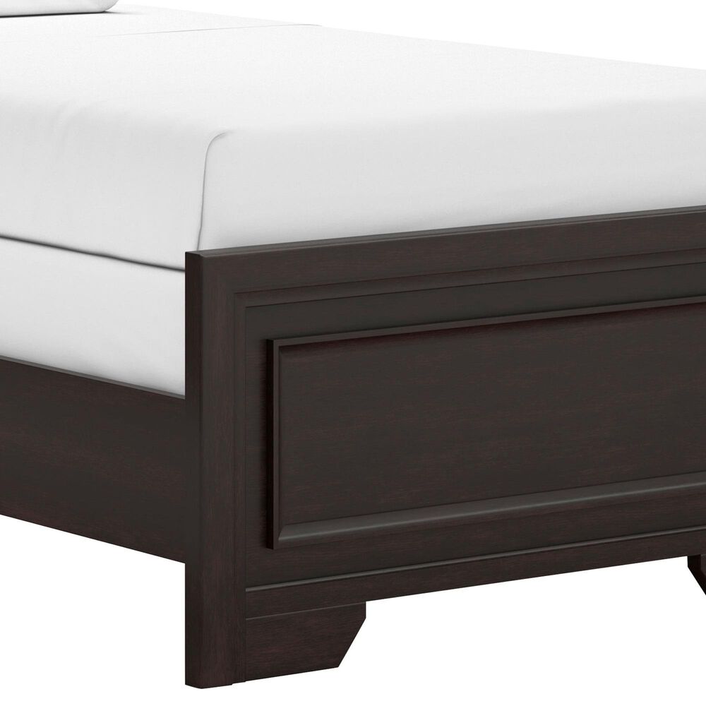 Ashley Covetown Twin Panel Bed in Dark Brown, , large