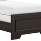 Ashley Covetown Twin Panel Bed in Dark Brown, , large