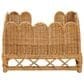 Baxton Studio Palm Rattan Pet Bed with Removable Cushion in Light Honey, , large