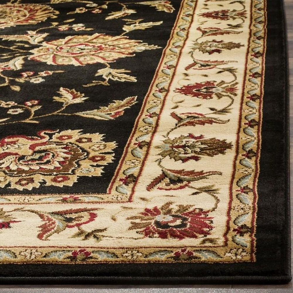Safavieh Lyndhurst LNH555 2&#39;3&quot; x 12&#39; Black and Ivory Runner, , large