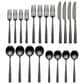 Oneida Modulus 20-Piece Flatware Set in Black Satin, , large