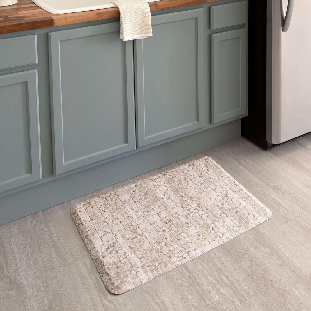 Mohawk Dri-Pro Deluxe Salten 1&#39;8&quot; x 3&#39;6&quot; Tan Door Mat, , large