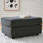 Ashley Cascilla Ottoman in Slate, , large