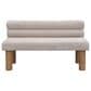 Hearth and Haven 52" Upholstered Dining Bench in Natural, , large