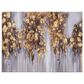 Signature Design by Ashley Donier Abstract Wall Art in Blue and Gold, , large