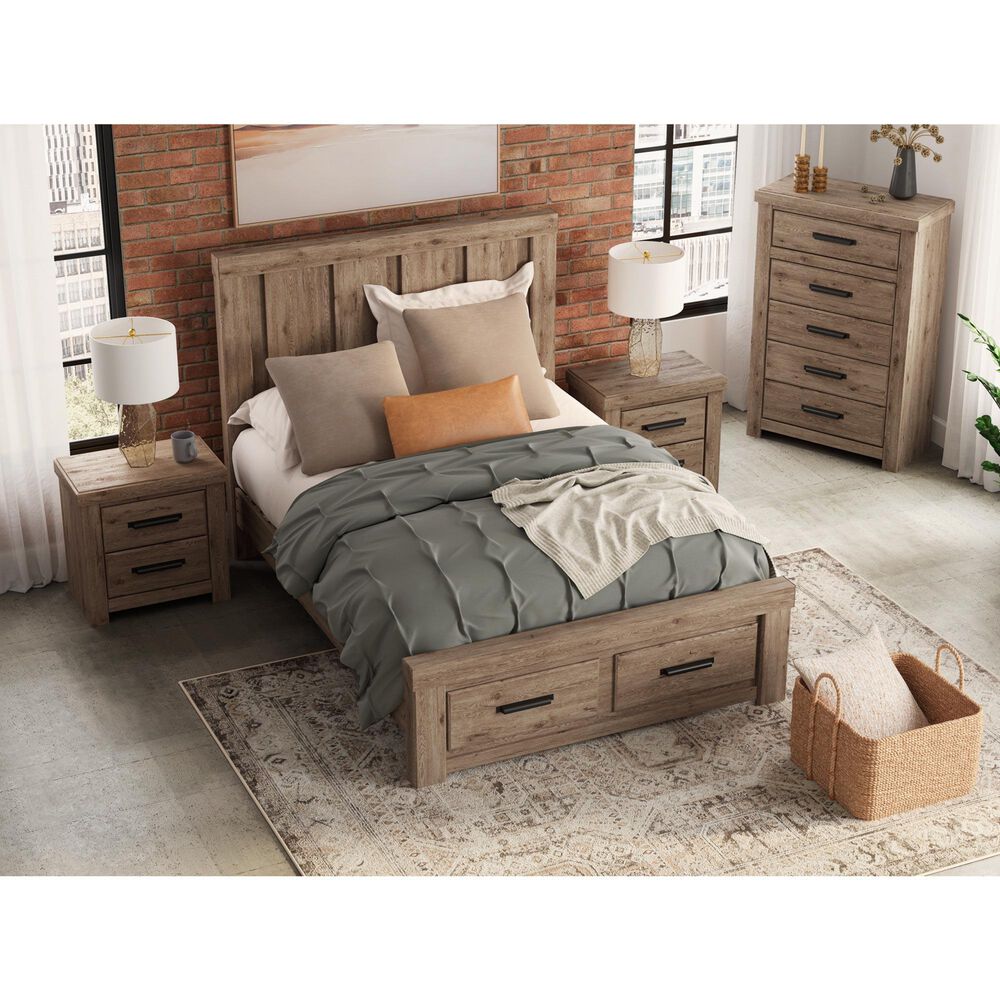 Ashley QUEEN PANEL STORAGE BED (FB STORAGE), , large