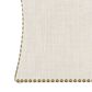 Skyline Furniture Turner Storage Ottoman in Linen Talc, , large
