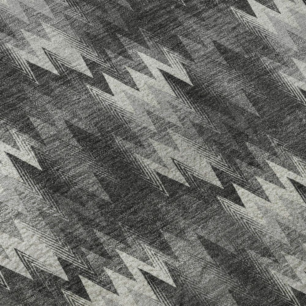 Dalyn Rug Company Soft Essentials Chevron Black 1'8" x 2'6" Area Rug, , large