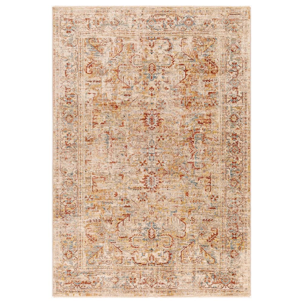 Surya Aspendos 2" x 2"11" Gray, Charcoal, Taupe, Dusty Pink, Rust, Burgandy, Mustard, Blue, Black and Cream Area Rug, , large
