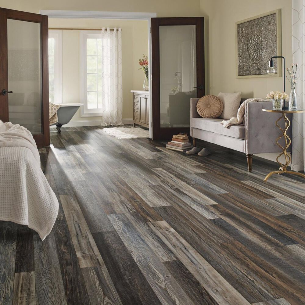 Armstrong Pryzm Elements Vintage Multicolor 6" x 48" Luxury Vinyl Plank, , large
