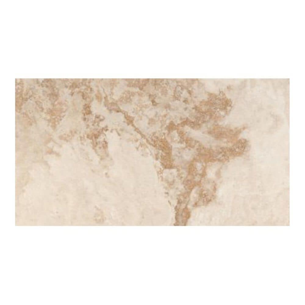 Emser Vanilla Coffee 16" x 24" Natural Stone Tile, , large