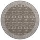 Dalyn Rug Company Hatay HY8 8" Round Chocolate Area Rug, , large