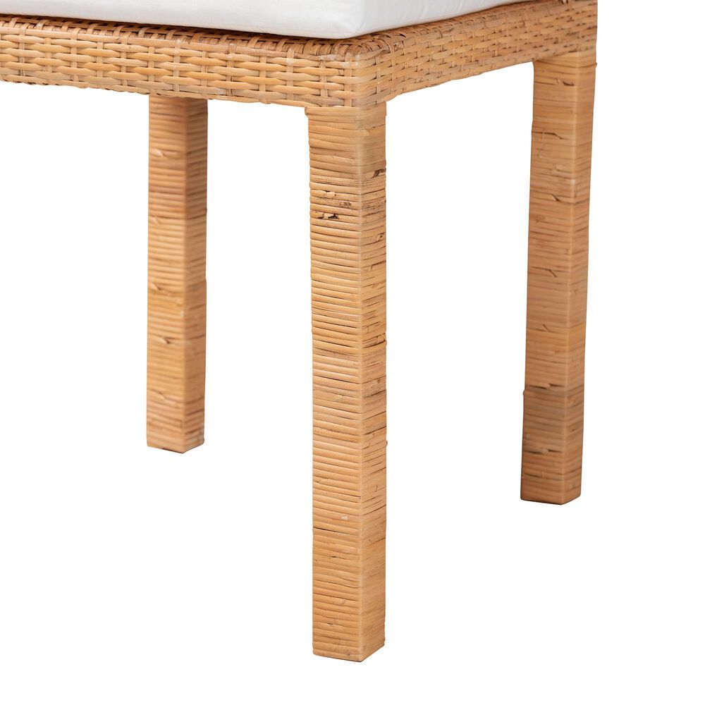 Baxton Studio Zariah Side Chair in Natural Brown (Set of 2), , large
