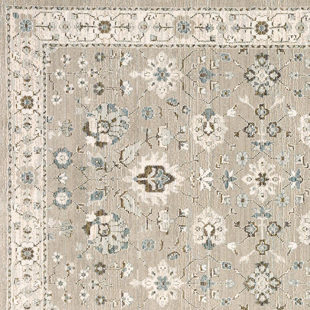 Oriental Weavers Andorra Floral 8930L 10&#39; x 13&#39;2&quot; Beige Area Rug, , large