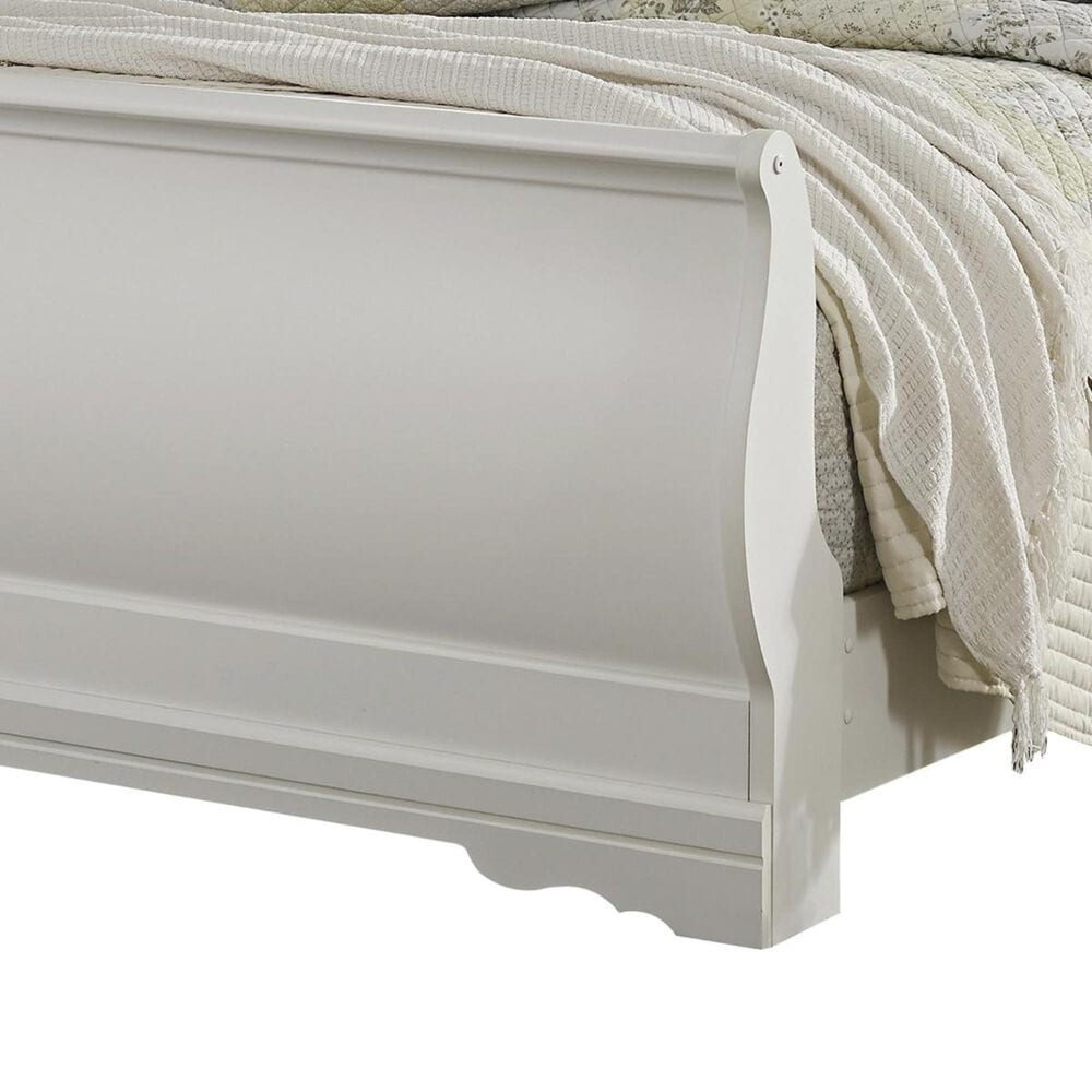 Ashley Anarasia Queen Sleigh Bed in White, , large