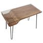 Lumisource Avery Writing Desk in Black, Walnut and Clear, , large