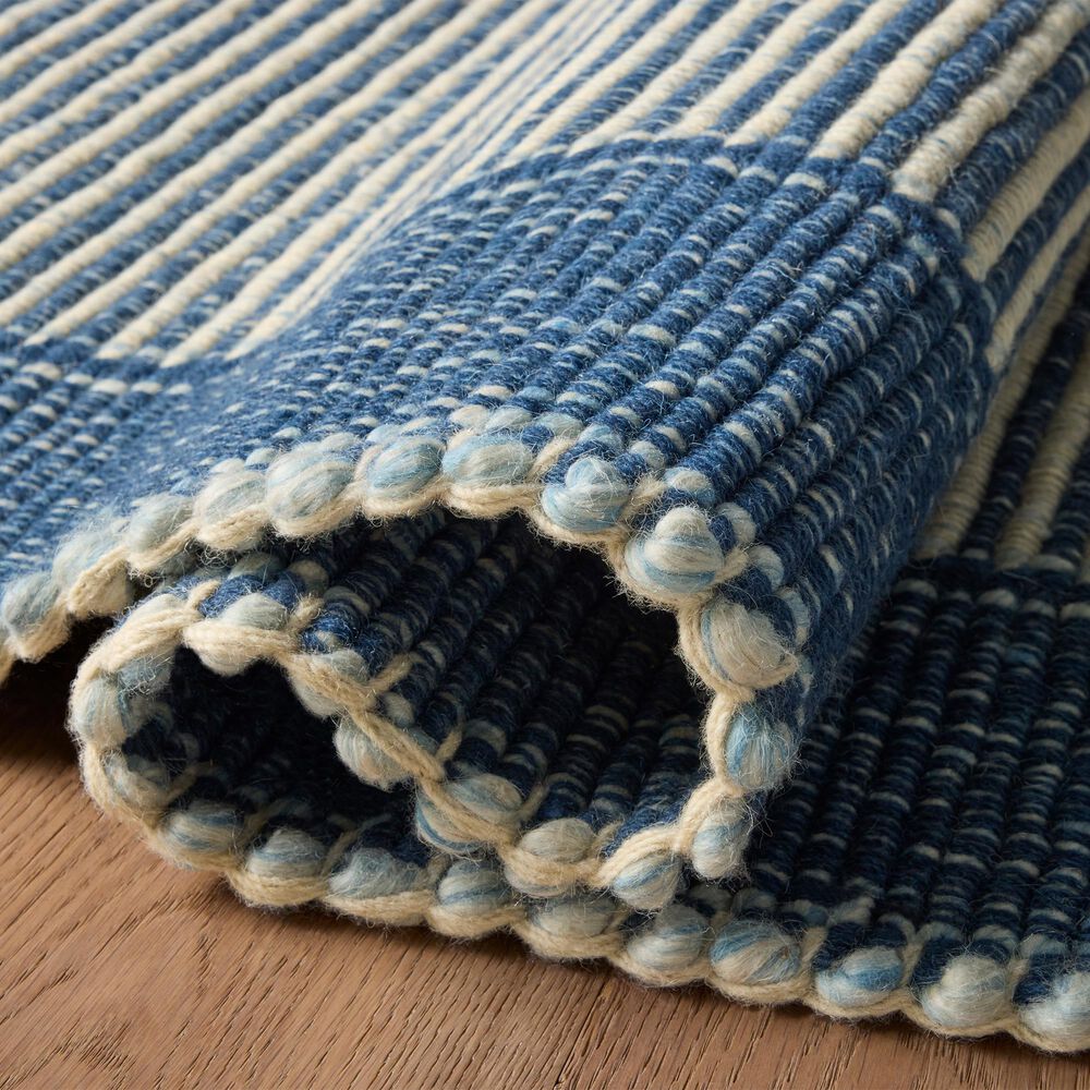 Loloi Sigrid Indigo and Ivory 2'3" x 3'9" Area Rug, , large