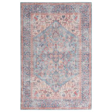 Nourison Series 1 2" x 6" Blue, Ivory and Red Runner, , large