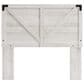 Ashley Shawburn 2-Piece Full Panel Bed Set in White and Dark Charcoal, , large