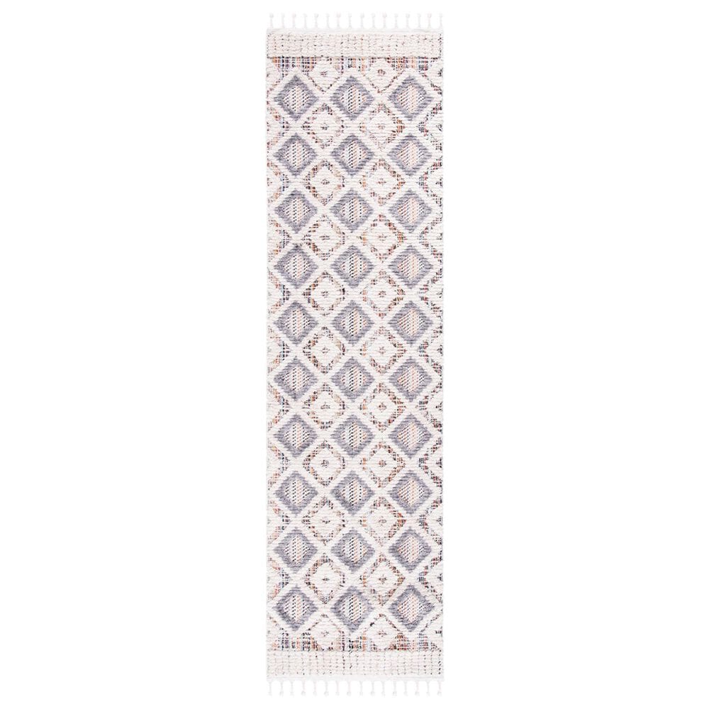 Safavieh Marrakesh Southwestern 2"2" x 10" Grey and Multicolor Runner, , large