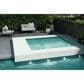 Emser Swirl Pearl 1" x 2" Rectangle on 12" x 12" Glass Mosaic Sheet, , large