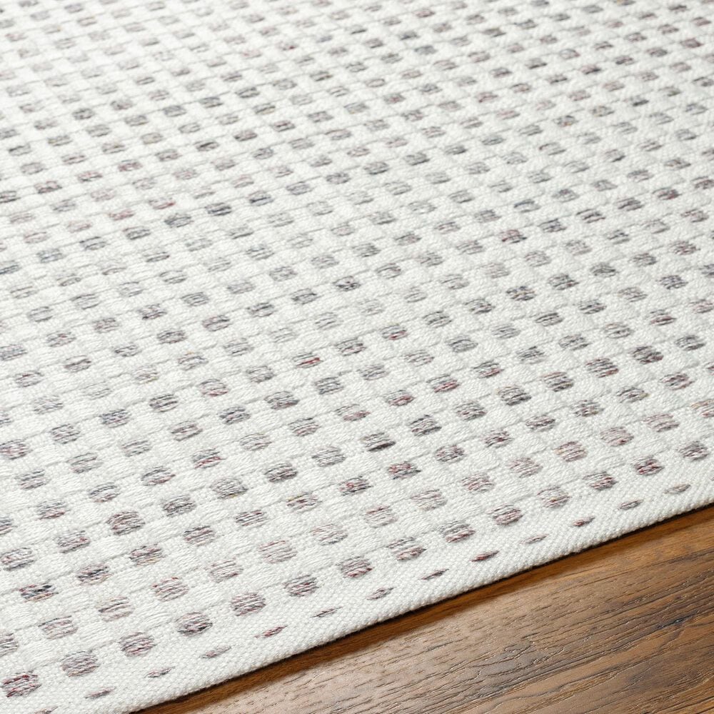 Surya Ariel White, Light Gray and Rust 12&#39; x 15&#39; Area Rug, , large