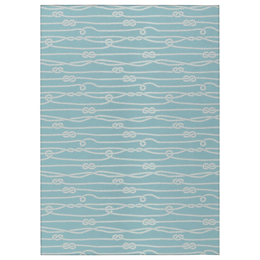 Dalyn Rug Company Harbor 6" x 9" Lagoon Indoor/Outdoor Area Rug, , large