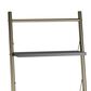 CosmoLiving by Cosmopolitan CosmoLiving Nova 4-Shelf Ladder Bookcase in Graphite Gray and Gold, , large