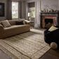 Loloi Bleecker Natural and Charcoal 4" x 6" Area Rug, , large