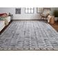 Feizy Beckett 0814F 3"6" x 5"6" Gray Area Performance Rug, , large