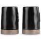 Demdaco Gather Round Salt and Pepper Shakers in Black (Set of 2), , large