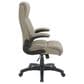 Rta Products Llc Ultra-Padded Executive Office Chair with Flip-Up Armrests in Taupe, , large