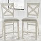 Ashley Robbinsdale Counter Height Barstool in White (Set of 2), , large