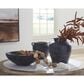 Ashley Meadie 9.5" Vase in Distressed Black, , large