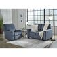 Ashley Rannis Manual Rocker Recliner in Navy, , large