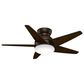 Hunter Isotope Low Profile 44" Ceiling Fan with LED Light in Brushed Cocoa, , large