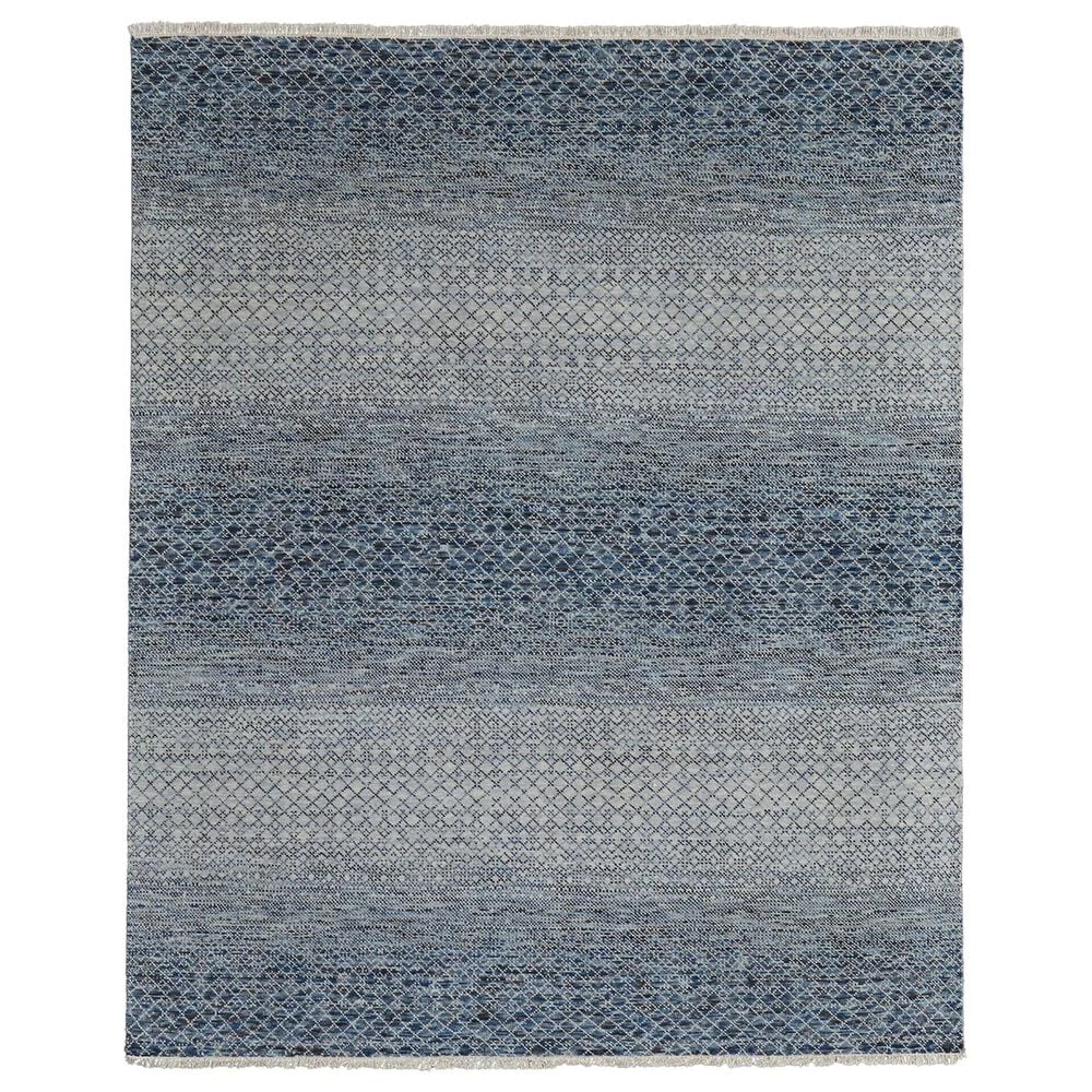 Feizy Branson 2"6" x 12" Blue and Ivory Runner, , large