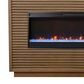 Legends Furniture Stardust Fireplace Mantel in Bourbon, , large