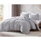 Hallmart Collectibles Jordie 3-Piece King Comforter Set in Ivory and Gray, , large