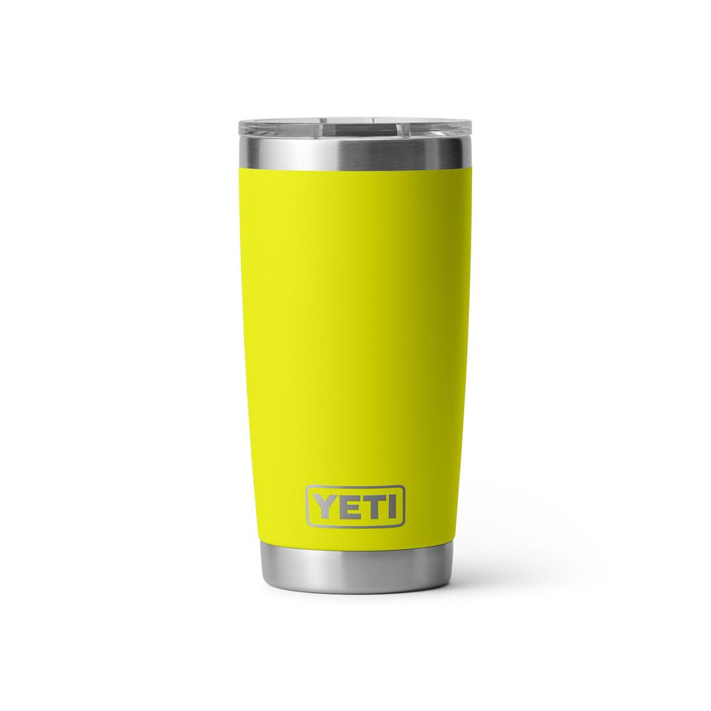 YETI Rambler 20 oz Tumbler with Magslider Lid in Firefly Yellow, , large