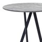 Zuo Modern Metz Bar Table in Grey Marble and Black, , large