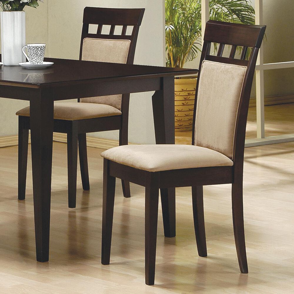 Pacific Landing Mix & Match Back Panel Side Chair in Cappuccino - Set of 2, , large