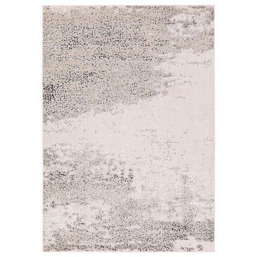Jaipur Catalyst Faizah 2"2" x 8" Feather Gray, White Sand, Wet Weather, Micro Chip and Dark Navy Runner, , large