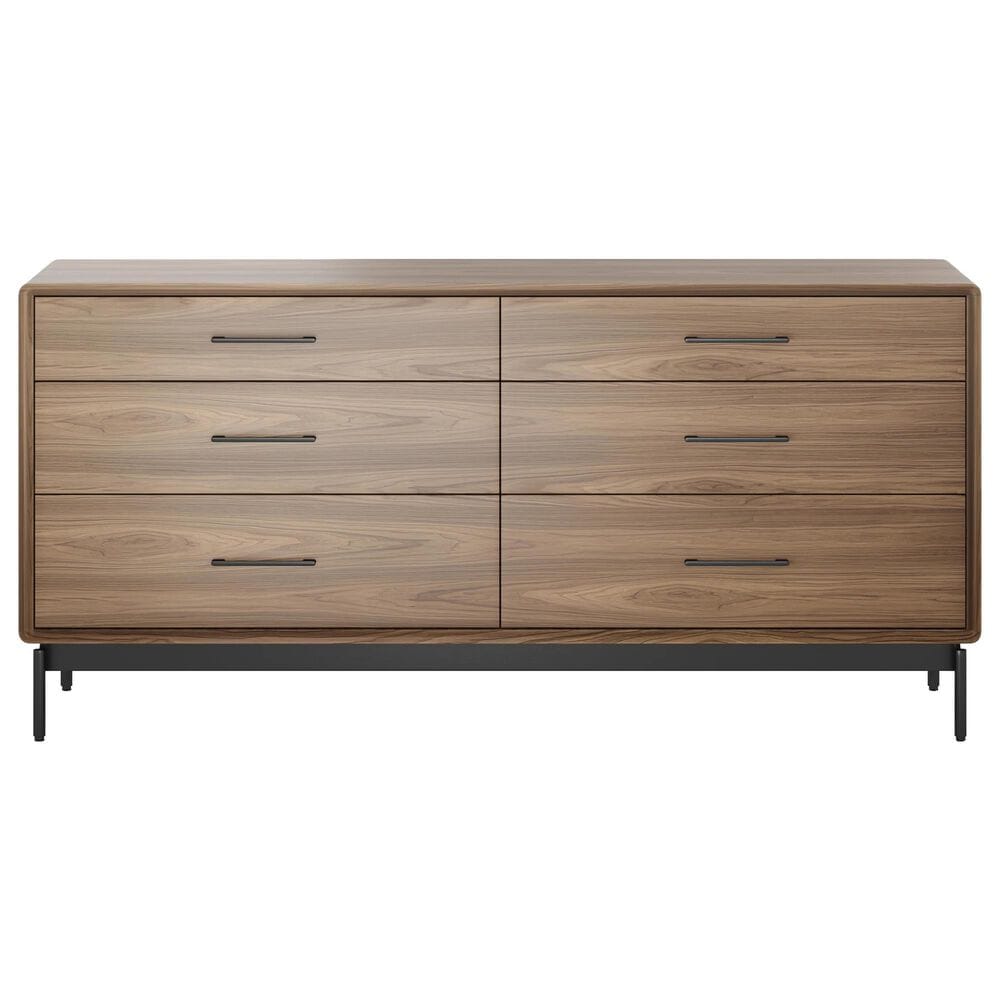 BDI LINQ 4-Piece King Bedroom Set in Natural Walnut, , large